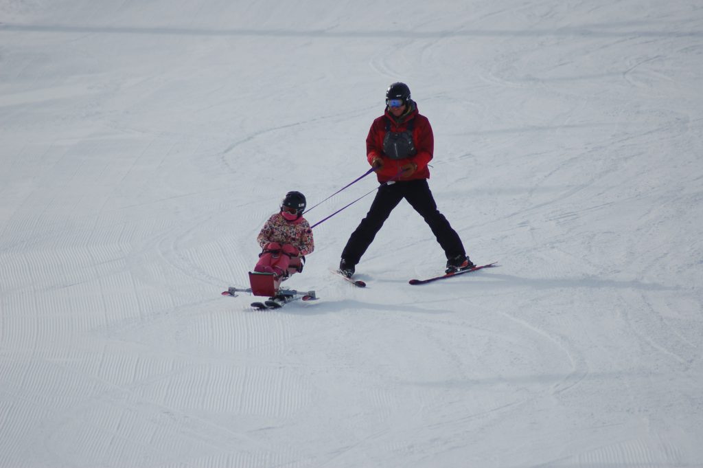 Skiing Downhill